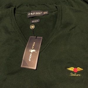 New Baltusrol Polo Golf Sweater Vest XL Green